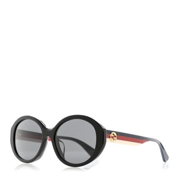 GUCCI ROUND WEB SUNGLASSES GG0279SA BLACK